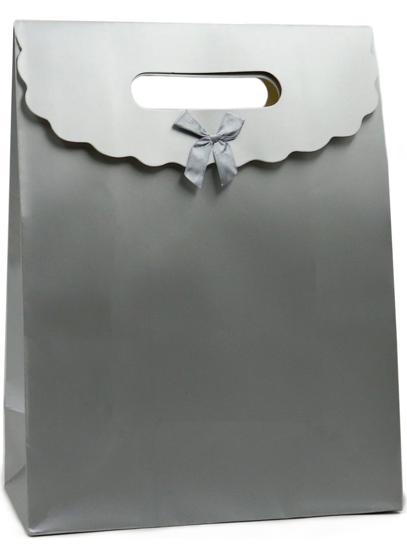 Repro Design 29x38 Large Colored Envelope Model Velcro Cardboard Bag 1 Piece (Silver)  - Image 1