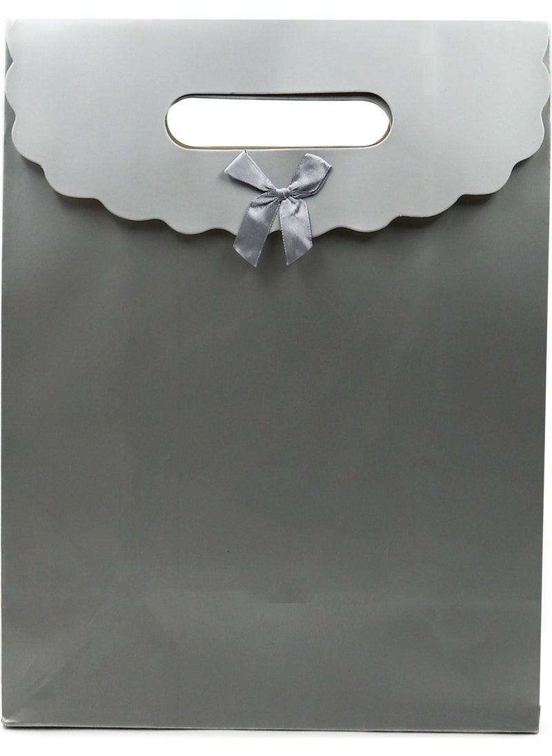 Repro Design 29x38 Large Colored Envelope Model Velcro Cardboard Bag 1 Piece (Silver)  - Image 2