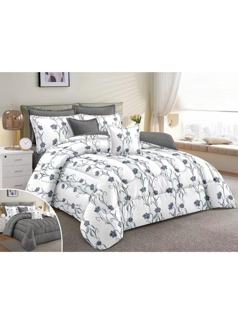 Red Rose Luxurious double bed sheet, printed, made of microfiber, size 240*260 cm - Image 1