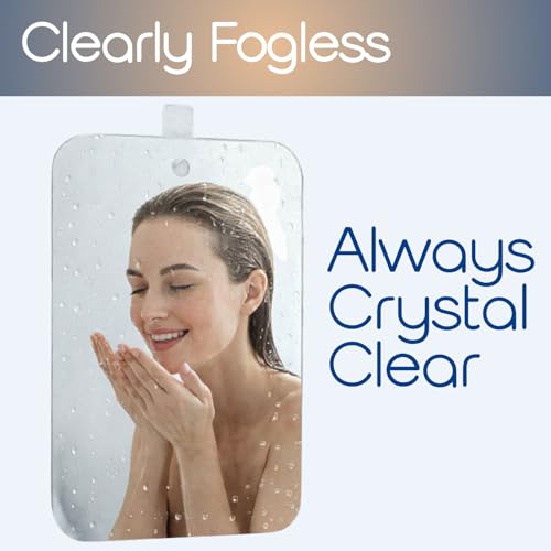 SereniBath Shower Mirror - Fogless for Shaving & Washing Your Face - Anti-Fog - for Men & Women - Exfoliate, Scrub and Groom Your Face - Image 4