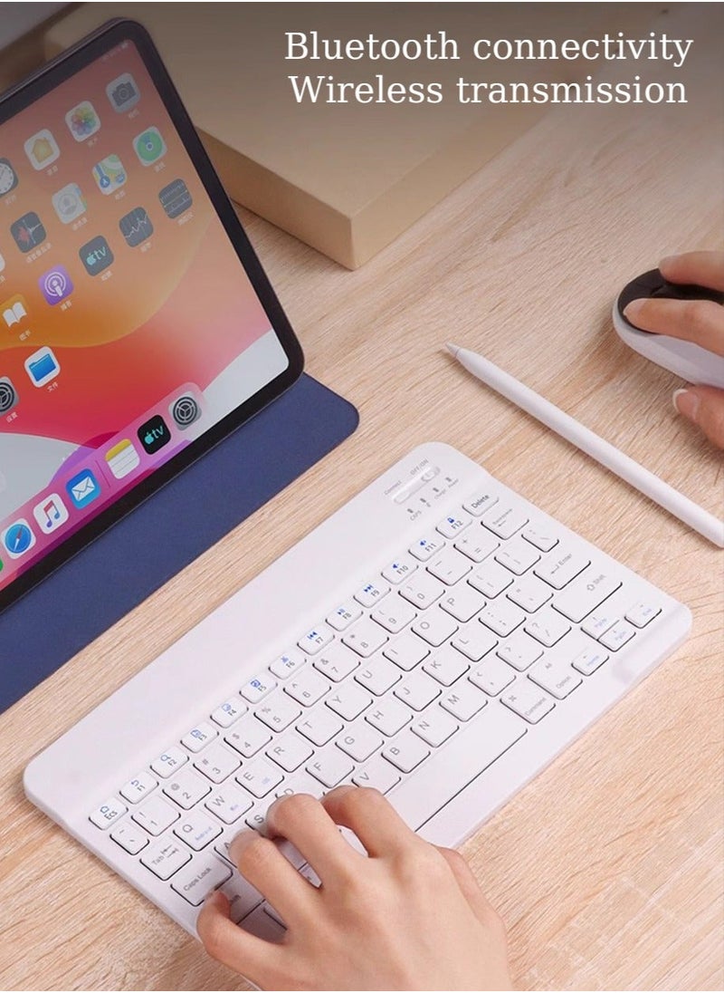 Compact Wireless Bluetooth Keyboard for MacBook, iMac, Mac Mini - Compatible with Apple Laptops and Desktops,2.4G Silent Compact USB Mouse and Scissor Switch Keyboard Set Computer Accessories