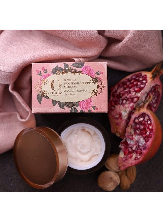 OHRIA Ayurveda Rose & Pomegranate Cream Radiance & Softening 15G - Image 5