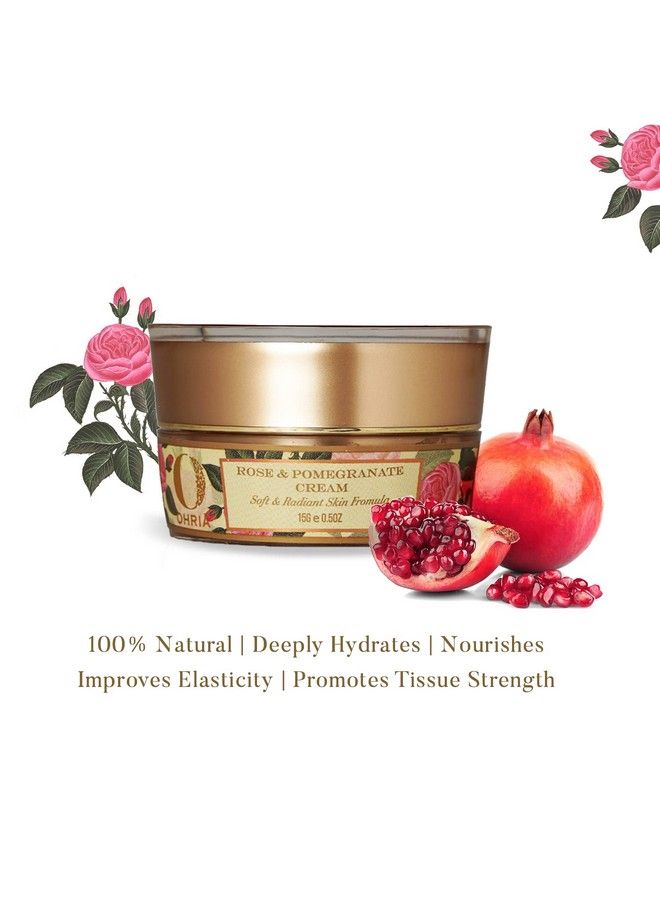 OHRIA Ayurveda Rose & Pomegranate Cream Radiance & Softening 15G - Image 4