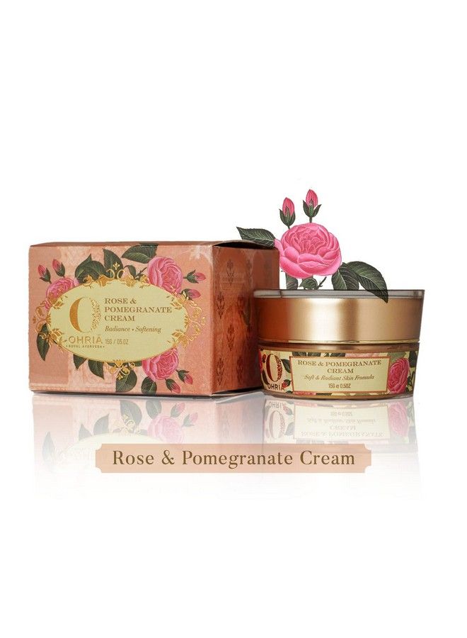 OHRIA Ayurveda Rose & Pomegranate Cream Radiance & Softening 15G - Image 3