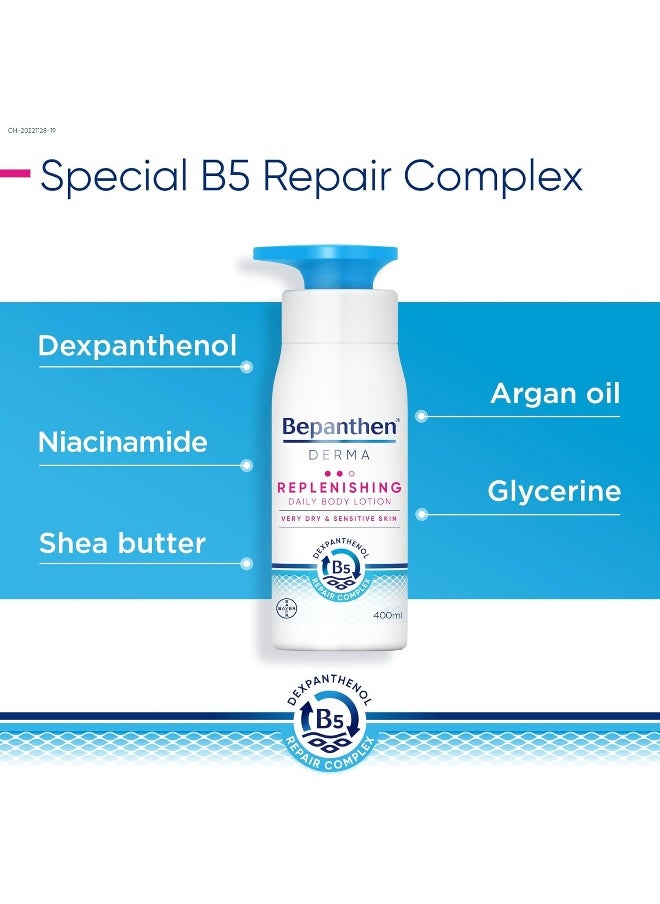 Bepanthen - Bepanthen DERMA Replenishing Body Lotion 400ml - Image 1