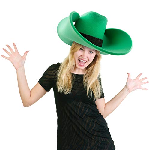 FUNSTITUTION Cowboy Hat - Giant Foam Hat - Oversized Cowboy Hat - Red - For Adults and Kids - Hilarious Hat - Large - Polyurethane Foam - All Ages - Image 5