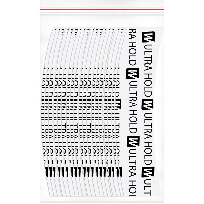 Walker Tape Ultrahold WKR-UHT-C Clear Double Side Adhesive Walker Tape, 2cm Width, 7.5cm Length - Image 1