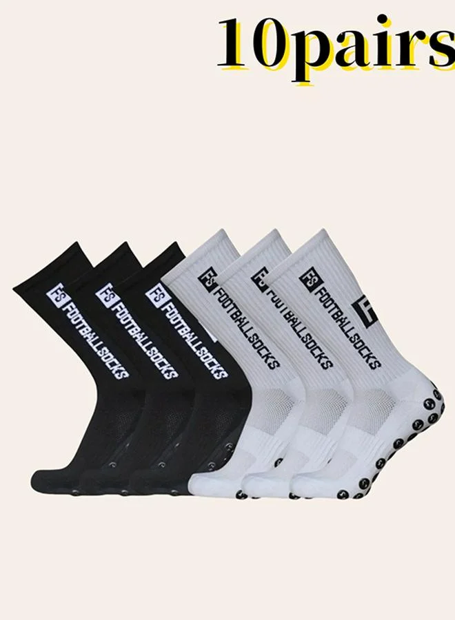 تايك تو مجموعة من 10 جوارب بطبعات نصية متعددة الألوان