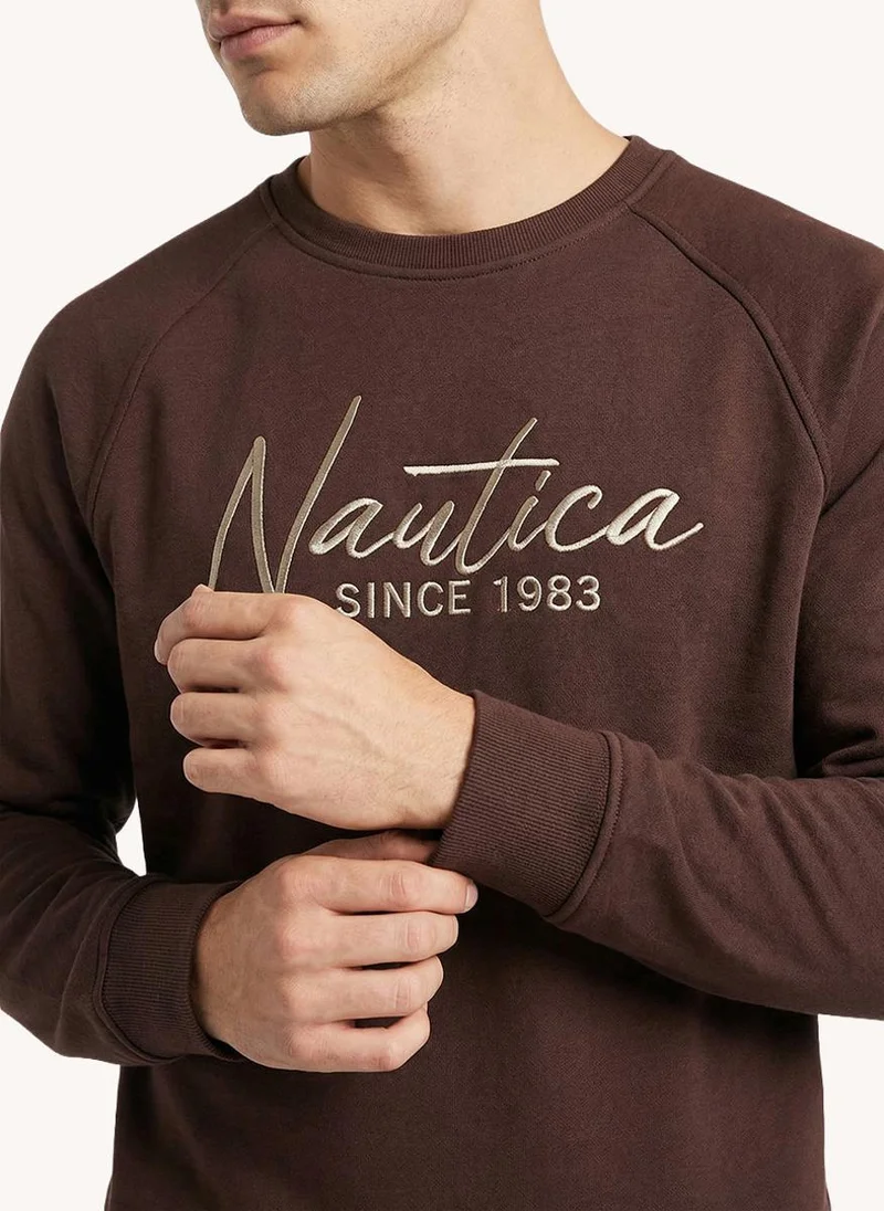 Nautica  Men Hooded Pullover Long Sleeve Sweatshirt  | Best Price UAE