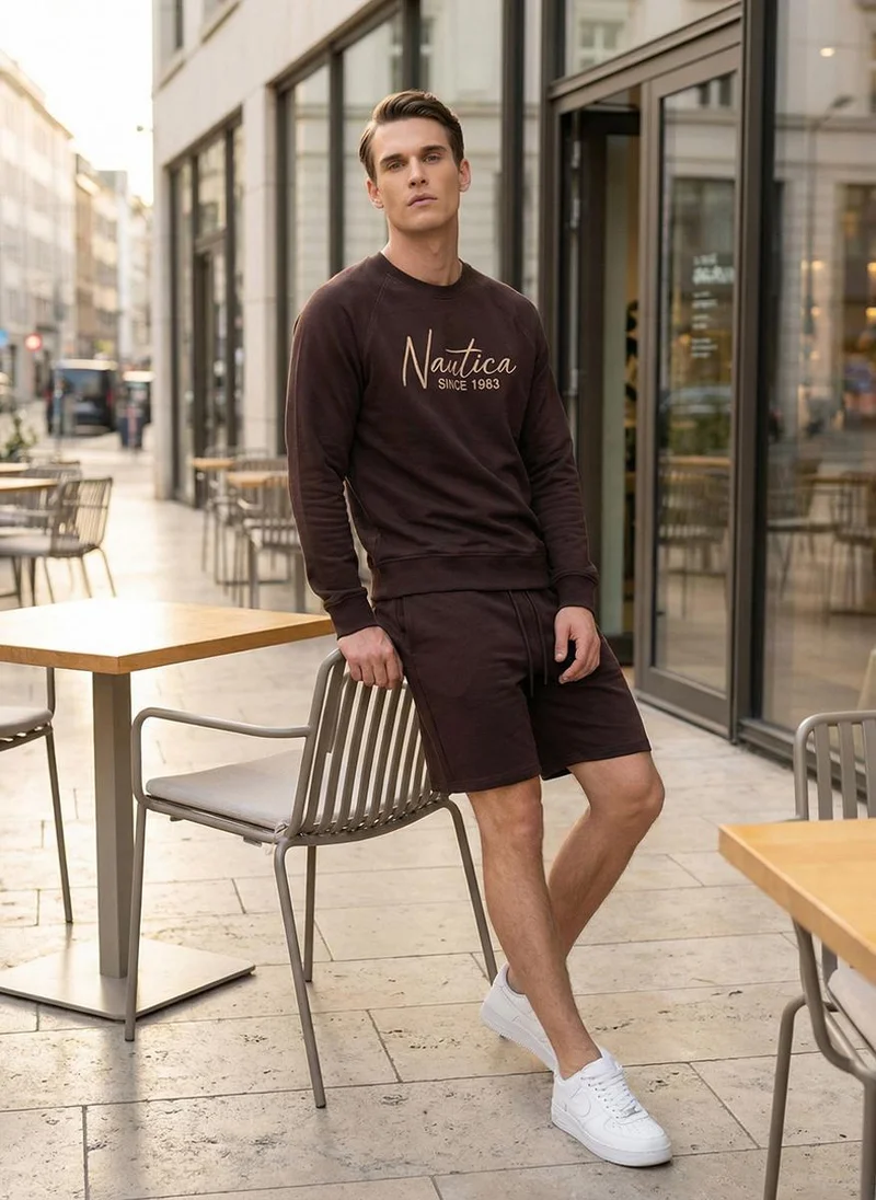 Nautica  Men Hooded Pullover Long Sleeve Sweatshirt  | Best Price UAE