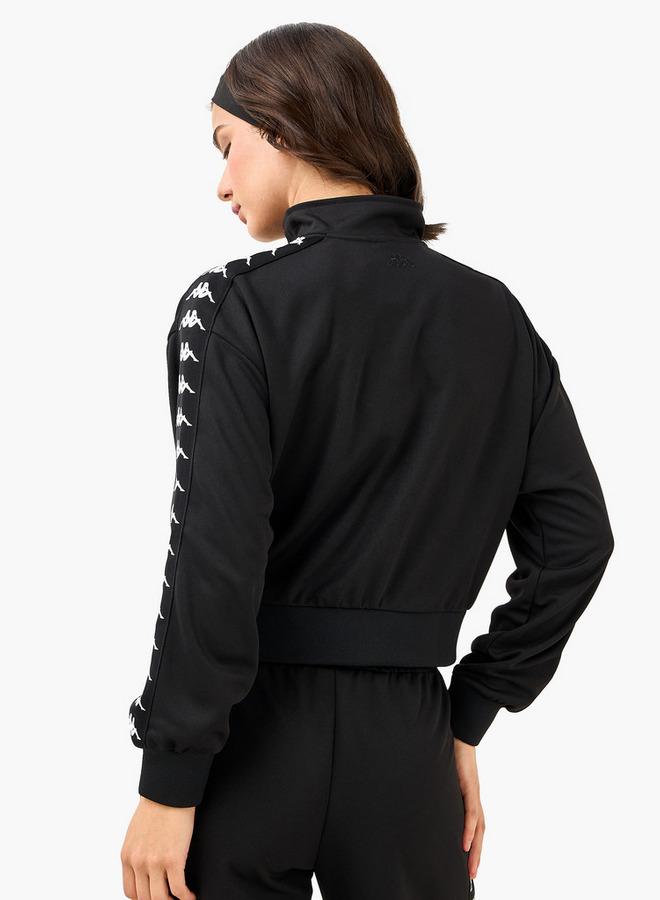 Kappa Tape Detail Jacket with High Neck - Image 3