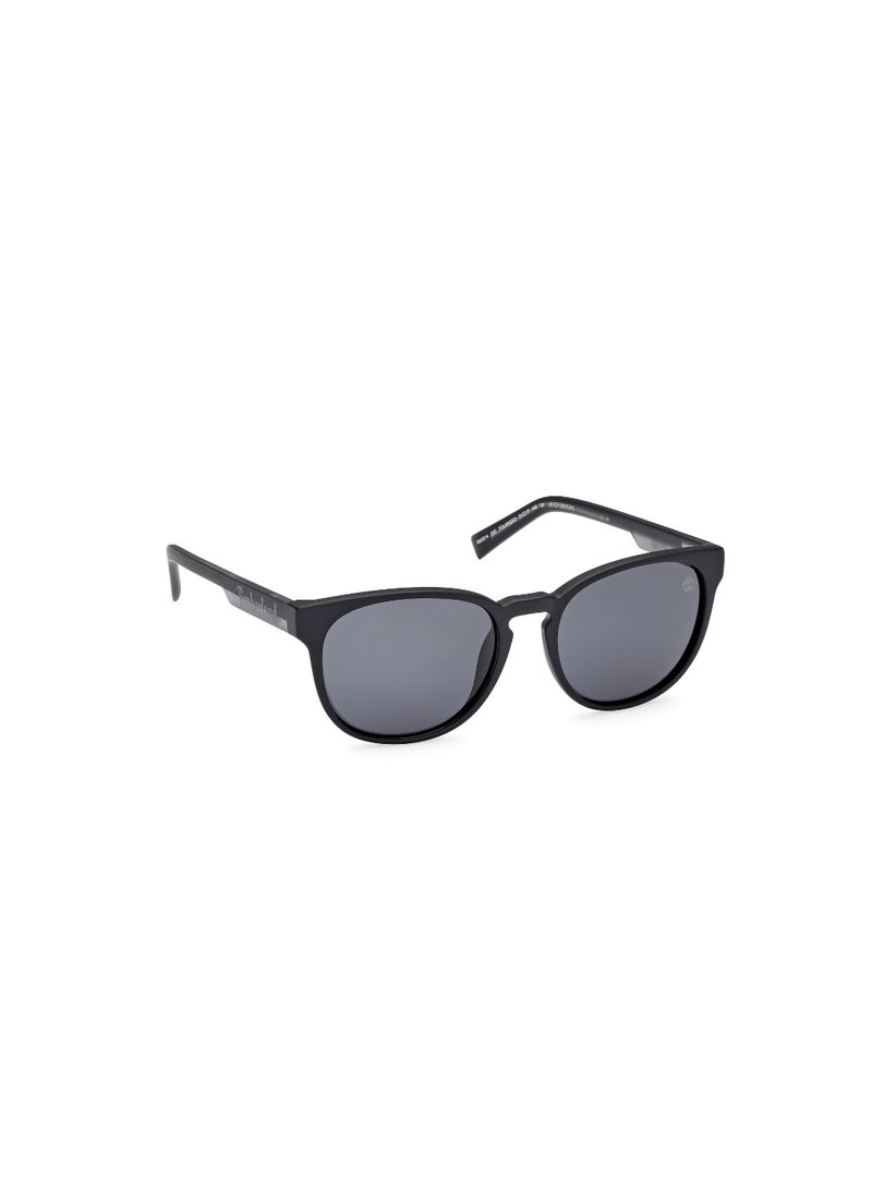 Timberland - نظارات شمسية دائرية للأولاد TB0001402D51 حجم العدسة: 51 ملليمتر - أسود مات - Image 1