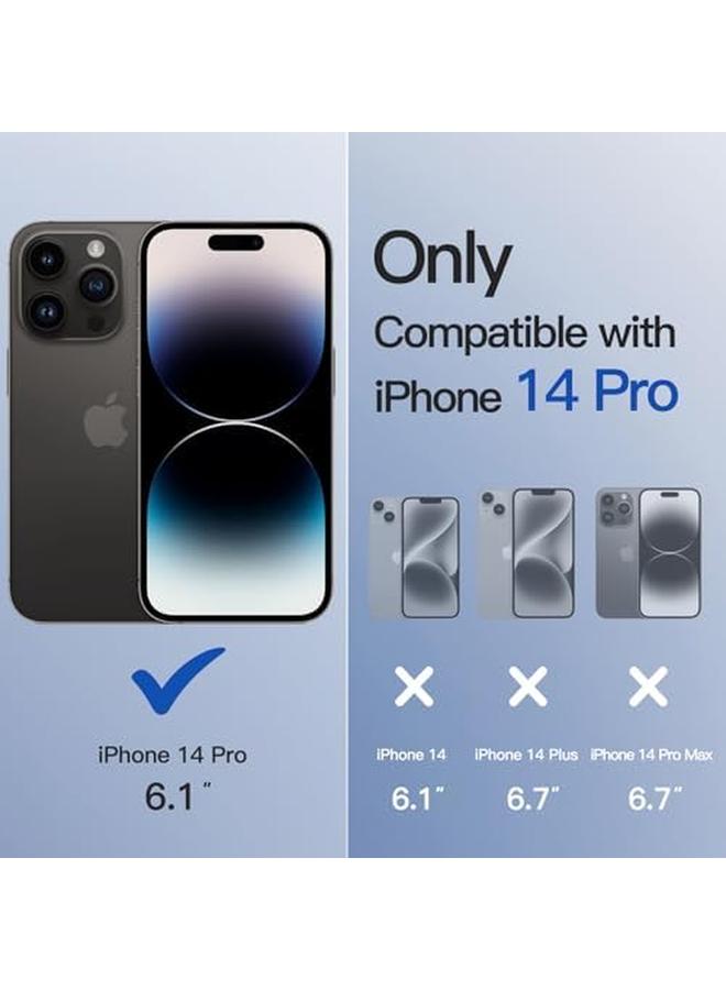 Jetech Matte Case For Iphone 14 Pro 6.1 Inch Compatible With Magsafe Non Yellowing And Anti Fingerprint Shockproof Translucent Frosted Tpu Soft Phone Cover Space Black - Image 2