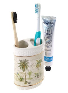 Avanti Linens - Toothbrush Holder, Tropical Inspired Bathroom Decor (Colony Palm Collection) - pzsku/ZCD946E6FC1C47A88F76EZ/45/_/1693220480/c7588eb3-c420-4351-9654-4bf179159b9f