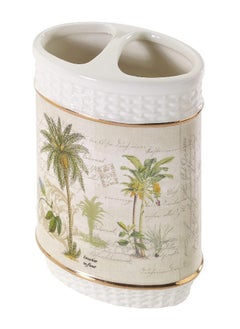 Avanti Linens - Toothbrush Holder, Tropical Inspired Bathroom Decor (Colony Palm Collection) - pzsku/ZCD946E6FC1C47A88F76EZ/45/_/1693220822/ebc46e2b-c590-4bd2-a16e-d6835b65b3e4