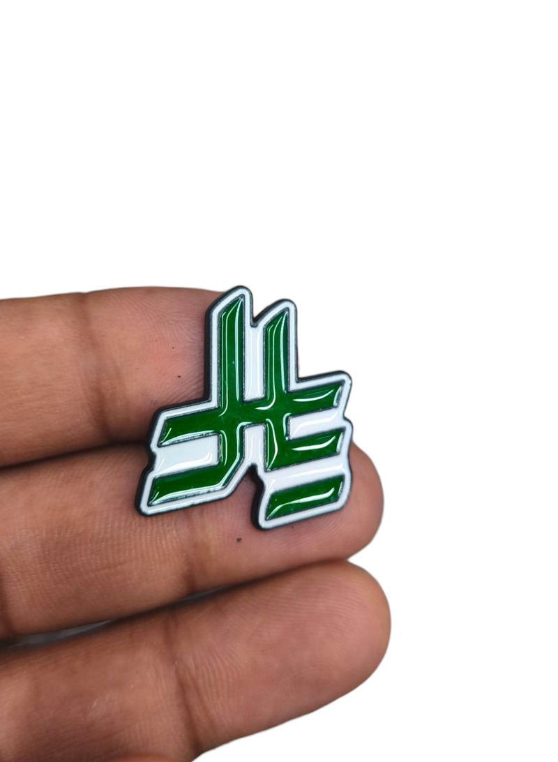 Beauenty New Riyal Symbol Metal Sticker for Mobile or Any Smooth Surface - Image 1