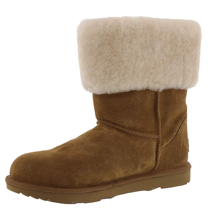 UGG بوت أوج Ramona للفتيات الصغيرات بلون الكستناء 2-3 شهور - Image 1