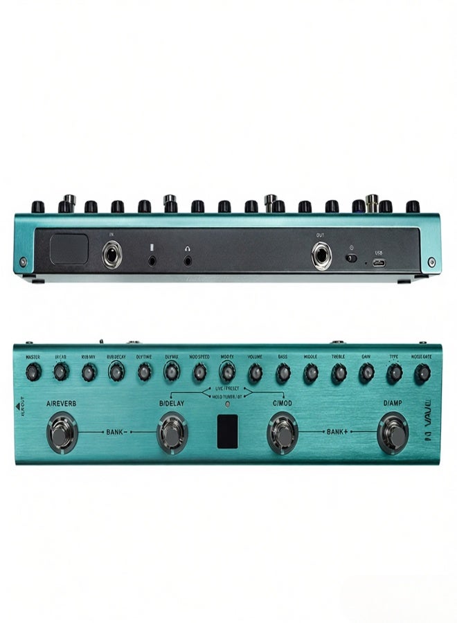 M-VAVE Tank-G Guitar Multi-Effects Pedal Rechargeable 36 presets 9 preamp slots 8 IR speaker slots 3 modulation/delay/reverb effects (for guitar) - Image 1