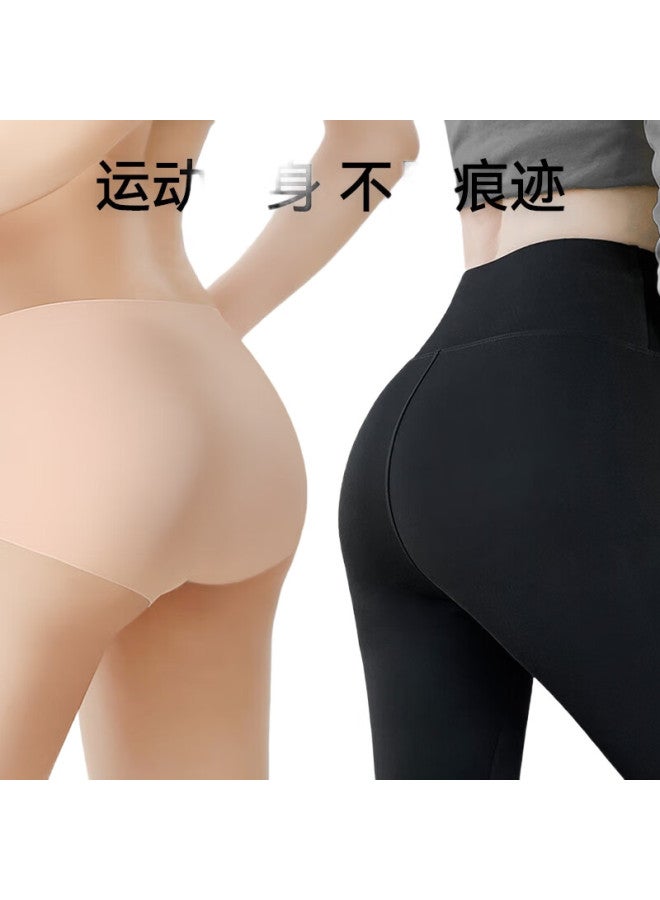 BONAS [Skin-Friendly Milk Skin] Seamless Women'S Underwear, 7A Antibacterial, For Girls, Yoga, Fitness, Mid-Rise Panties, 4-Pack - Image 3