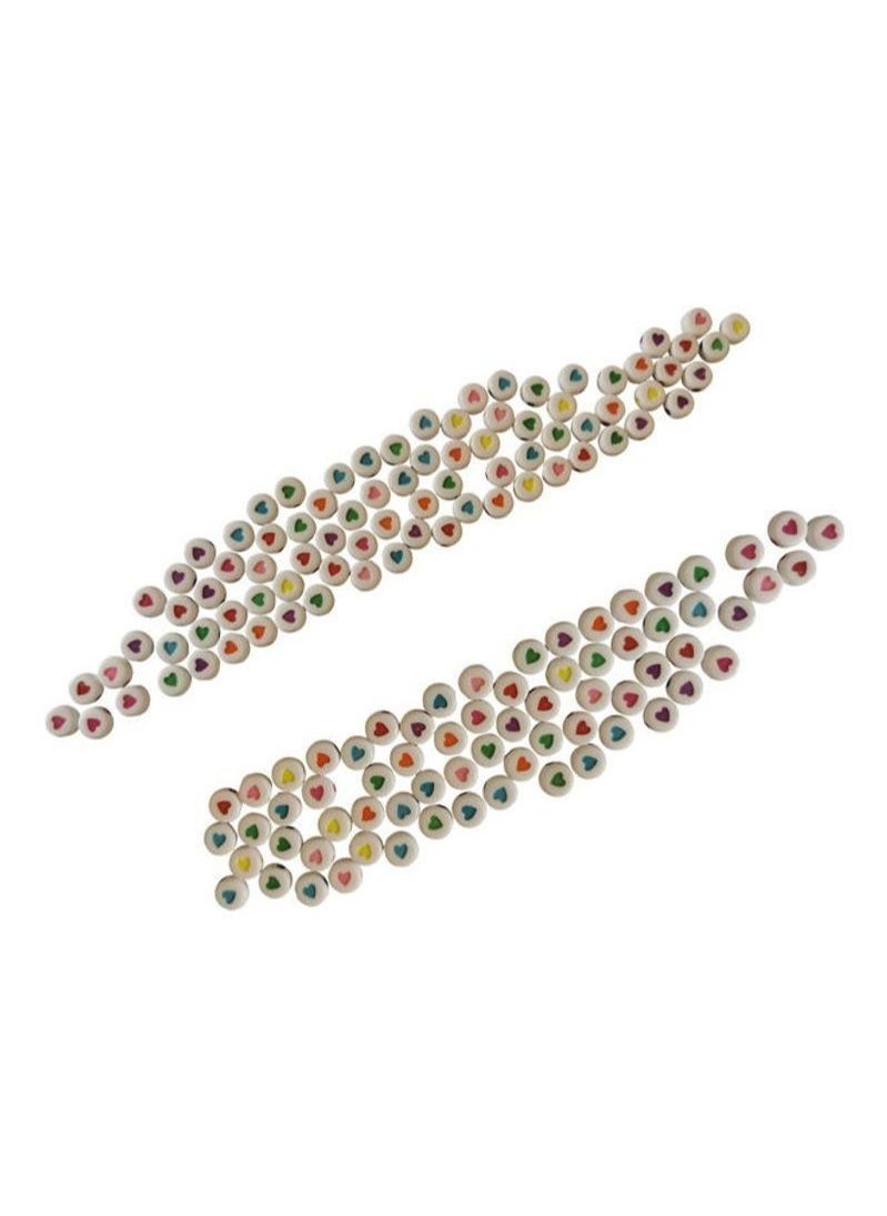 null - Heart Shape Acrylic  Beads - Image 1