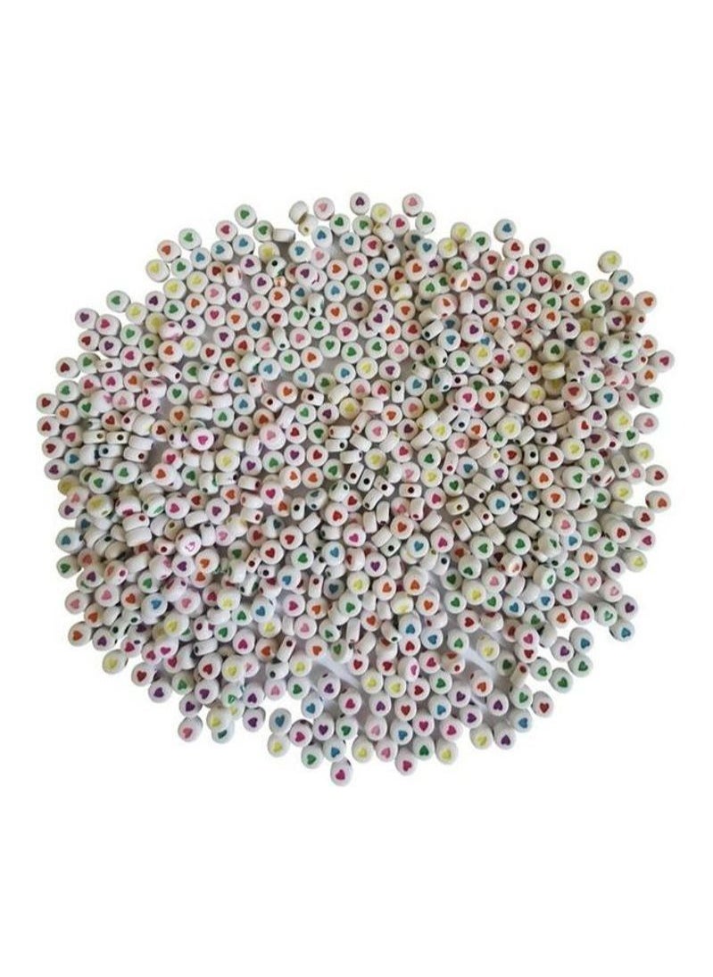 null - Heart Shape Acrylic  Beads - Image 1