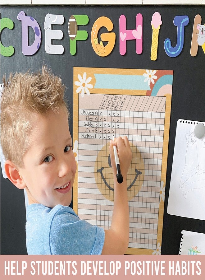 Hadley Designs Attendance Chart for Classroom Management - 4 Incentive Chart for Classroom Essentials, 11x17 Student Behavior Charts and Homework Tracker, Teachers Class Attendance and Assignments Log - Image 5