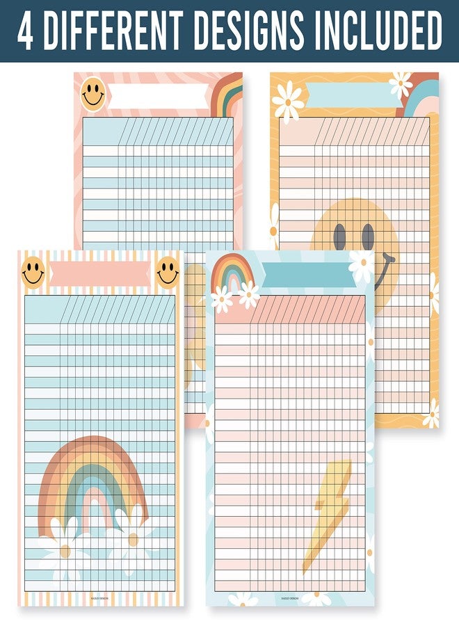Hadley Designs Attendance Chart for Classroom Management - 4 Incentive Chart for Classroom Essentials, 11x17 Student Behavior Charts and Homework Tracker, Teachers Class Attendance and Assignments Log - Image 2