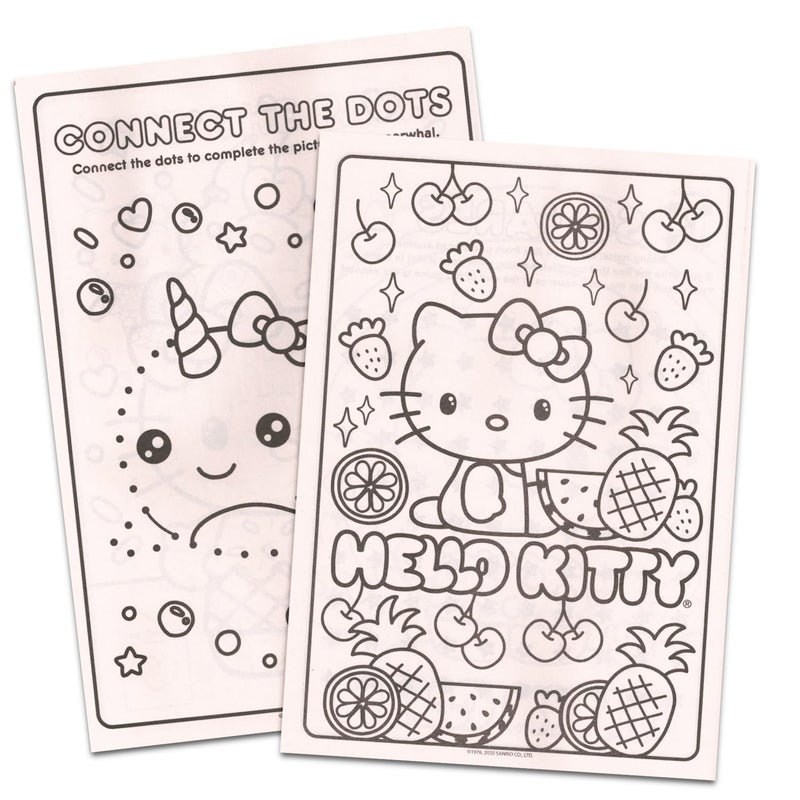 Hello Kitty Coloring and Activity Books Super Set ~ 4 Hello Kitty Books, Stickers, and Beach Kids Door Hanger | Styles May Vary - Image 3