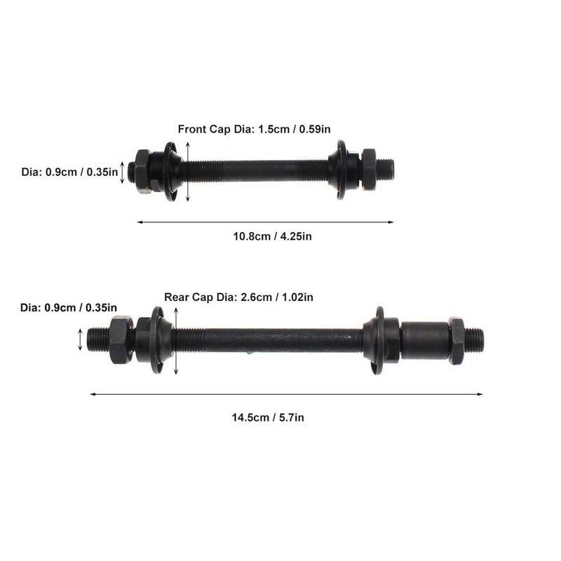CYSKY Bike Axle CYSKY Quick Release Skewer Front Rear Bicycle Axle Wheel Hub Fit for Road Bike, Mountain Bike, MTB, BMX (1 Pair) - Image 3