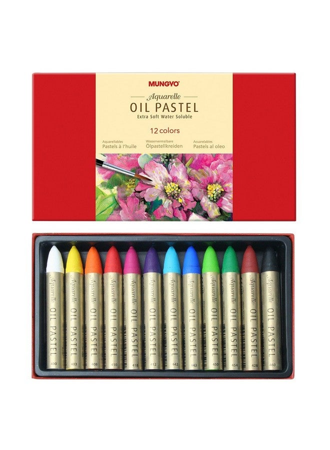 Mungyo Watersoluble Oil Pastel Set Of 12 Assorted Colors - Image 1