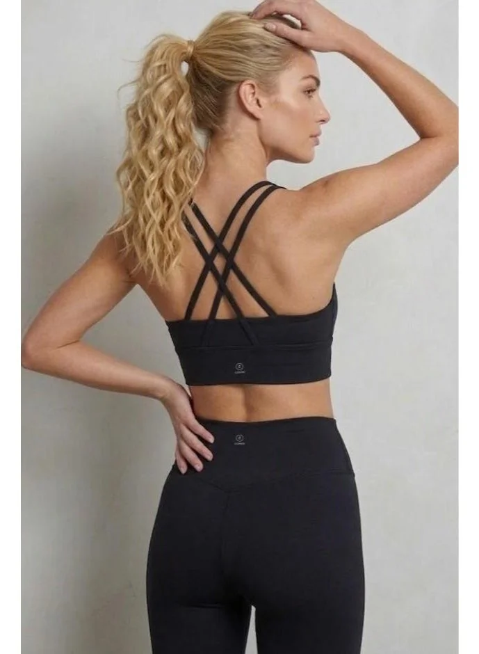 ملابس رياضية من كور Alma Cross Back Bra - Black