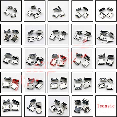 Teansic 240PCS 24Models Micro USB Connector Socket Jack USB Connectors Set for MP3 4 5 Huawei Samsung Sony HTC ZTE - Image 2
