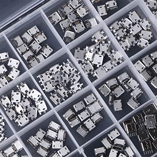 Teansic 240PCS 24Models Micro USB Connector Socket Jack USB Connectors Set for MP3 4 5 Huawei Samsung Sony HTC ZTE - Image 5