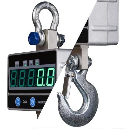 N/P 2000KG / 4400LBS 2Ton Digital Crane Scale with Remote, Industrial Heavy Duty Electronic Hanging Scale, LED Display - Image 4