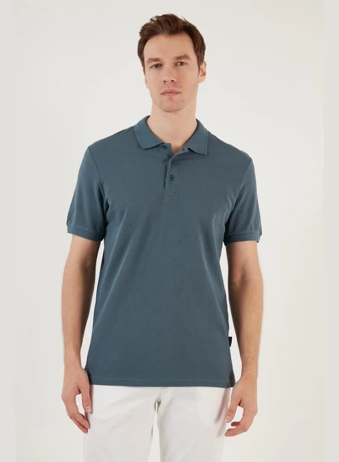 Buratti  Buratti Cotton Regular Fit Button-Down Polo Collar T-Shirt Men's POLO COLLAR T-SHIRT 5902127 for Men | Best Price UAE