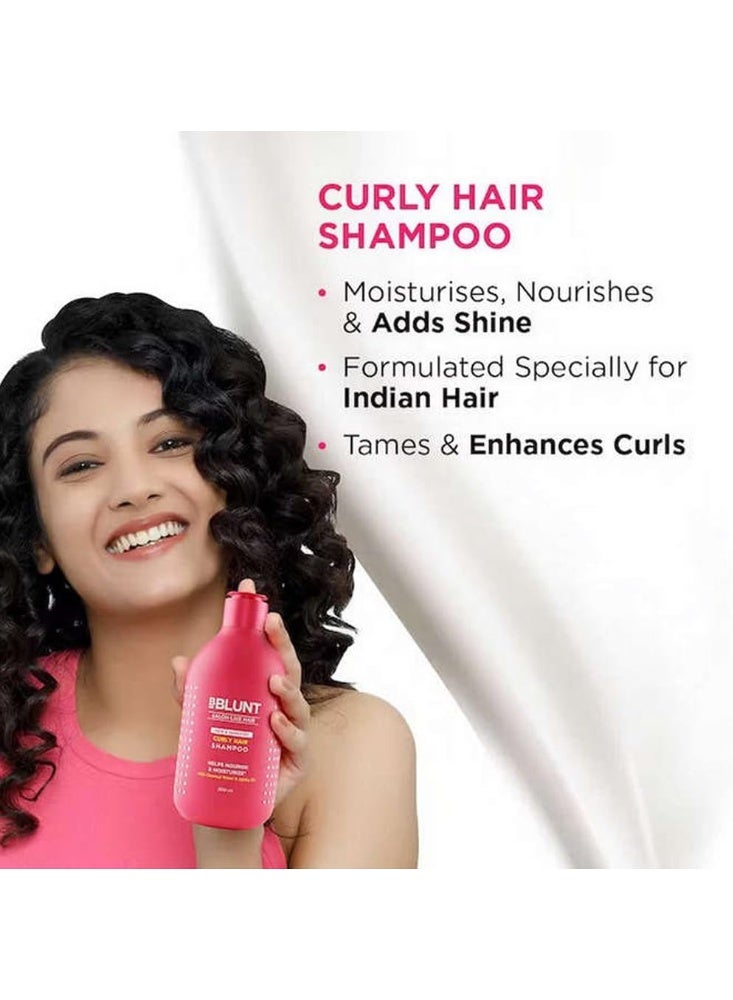 BBLUNT Curly Hair Shampoo with Coconut Water & Jojoba Oil - 300 ml - Image 3