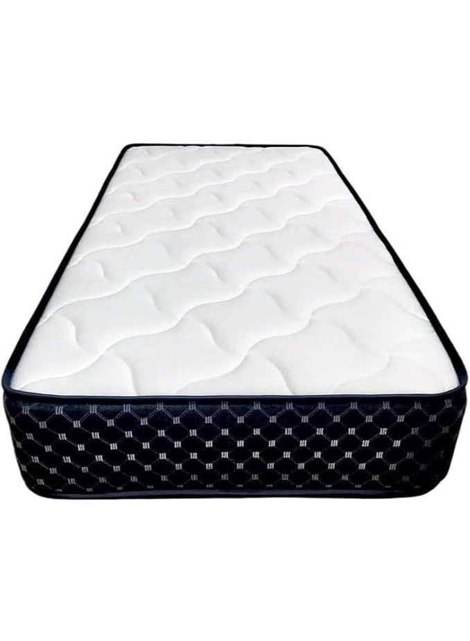 Comfy Single White Flat Orthomedical Mattress Ideal for Guest Use 190 x 90 x 10 Cm - Image 1