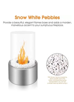 Furtey Portable Tabletop Fire Bowl Pot ,Tabletop Fireplace Clean Burning Bio Ethanol Ventless Fireplace for Indoor Outdoor Patio Parties Events  - Image 4