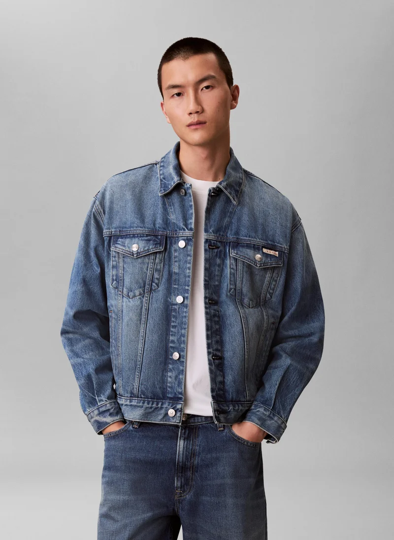 Calvin Klein Jeans 90S Indigo Citrine Trucker Jacket