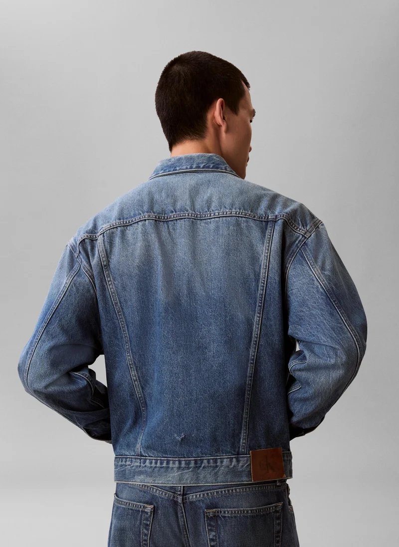 Calvin Klein Jeans 90S Indigo Citrine Trucker Jacket