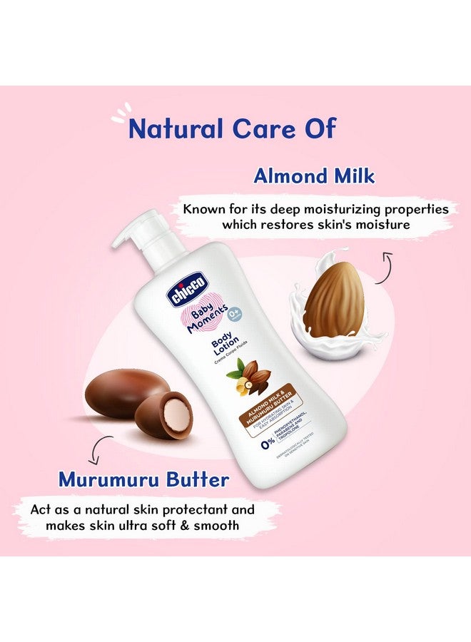 Chicco Baby Moments Body Lotion For Babies,200 Milliliters|Almond Milk & Murumuru Butter|Quick Absorb Formula With Natural Ingredients|Dermatologically Tested|Parabens & Phenoxyethanol Free-1 Count - Image 5