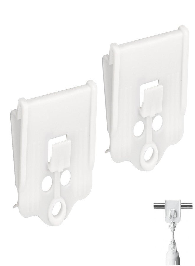 IFERLA Fender Tender II Boat Bumper Clips, Boat Clip Replacement for Davis Instruments Tender II 393, White Fender Heavy Duty Hanger Clip for 7/8" to 1" Rails Lifelines Cleats,2 Pack - Image 1