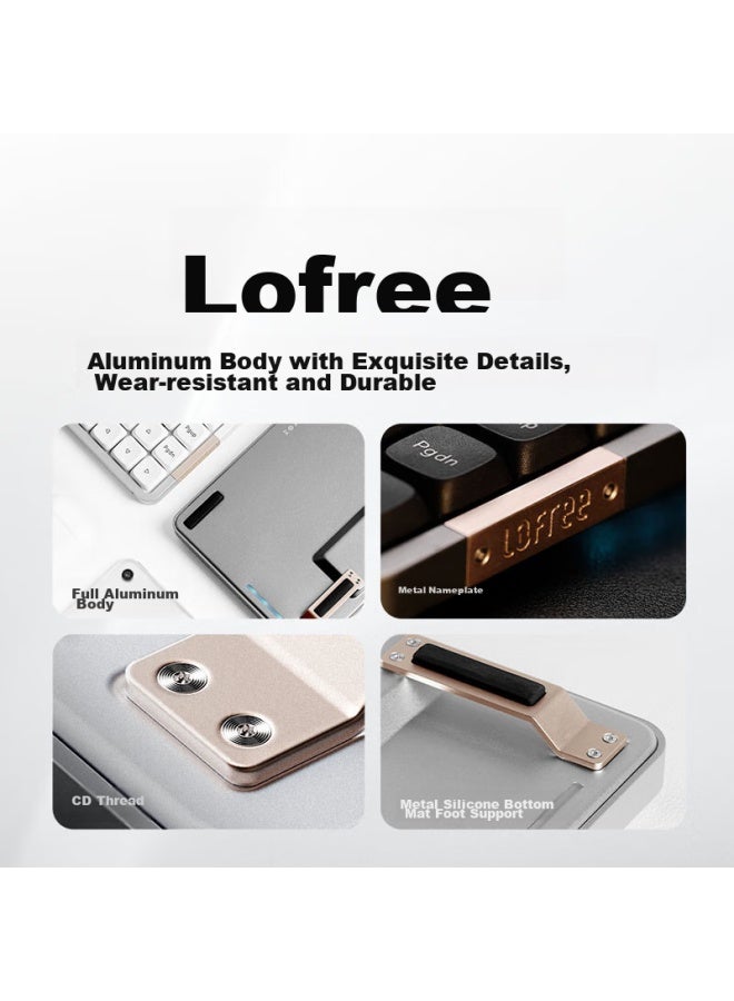 Lofree Xiaoshun Mechanical Keyboard, Deep Space Phantom Dual-mode 84-key Low-profile Gasket Structure, Suitable For Various Office Scenarios - Image 1
