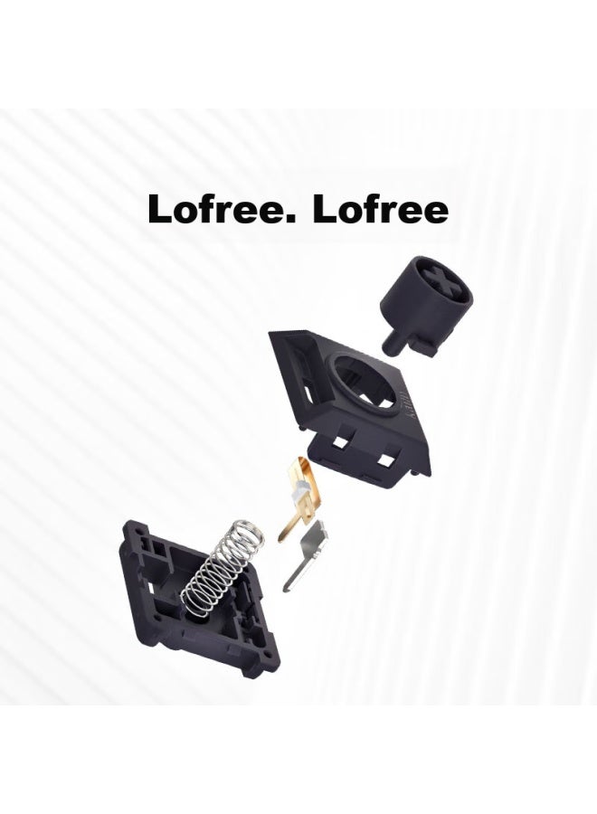 Lofree Xiaoshun Mechanical Keyboard, Deep Space Phantom Dual-mode 84-key Low-profile Gasket Structure, Suitable For Various Office Scenarios - Image 2