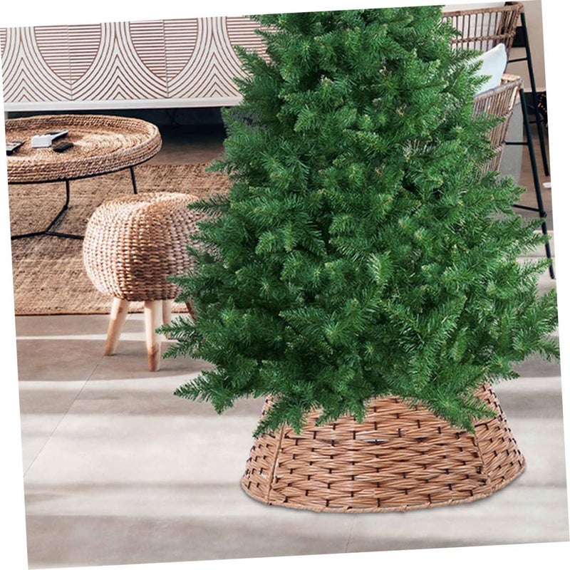 Trendy budget practical design Christmas Tree Skirt Round Collar Cover Large Brown Base Cover for Artificial Trees Rustic Nordic Style Decoration Air & land transit compatible Detachable clean Oil resistant Trendy economical quality Economical upgraded quality Temp resistant Global mainstream design picks Affordable fast purchase options Storage burden minimized build Low wear optimized design Mountain region eligible ship Simple multifunctional build Extra part combo compatible Long term use design Practical design alternatives Nationwide courier network Minimal design Trendy varied sizing alternatives Storage & transit friendly Space saving design picks Ready order processing Cost effective fine quality Elegant appearance Labor saving optimized design - Image 4