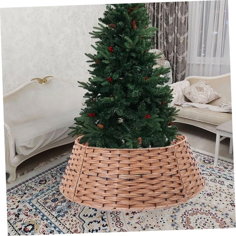 Trendy budget practical design Christmas Tree Skirt Round Collar Cover Large Brown Base Cover for Artificial Trees Rustic Nordic Style Decoration Air & land transit compatible Detachable clean Oil resistant Trendy economical quality Economical upgraded quality Temp resistant Global mainstream design picks Affordable fast purchase options Storage burden minimized build Low wear optimized design Mountain region eligible ship Simple multifunctional build Extra part combo compatible Long term use design Practical design alternatives Nationwide courier network Minimal design Trendy varied sizing alternatives Storage & transit friendly Space saving design picks Ready order processing Cost effective fine quality Elegant appearance Labor saving optimized design - Image 5