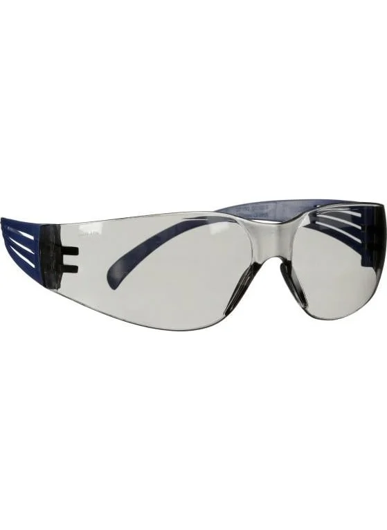 3M Securefit™ 107 Blue Frame Light Grey Lens Safety Glasses
