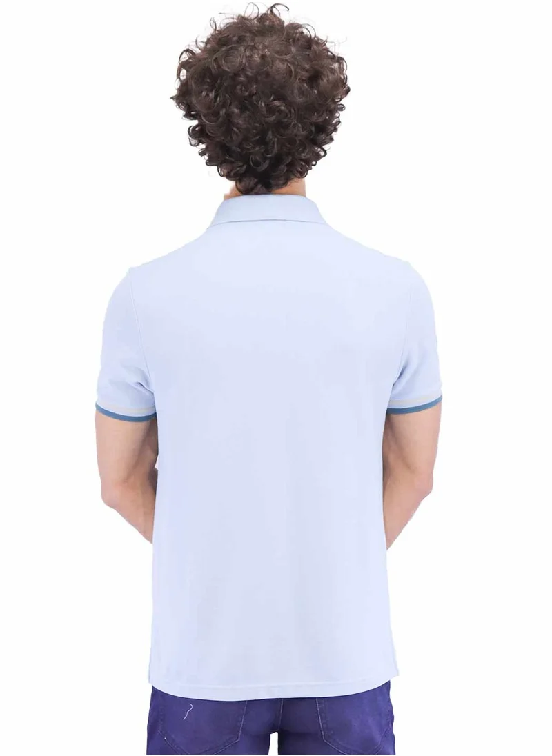 GIORDANO Men's Performance Polo  - Blue