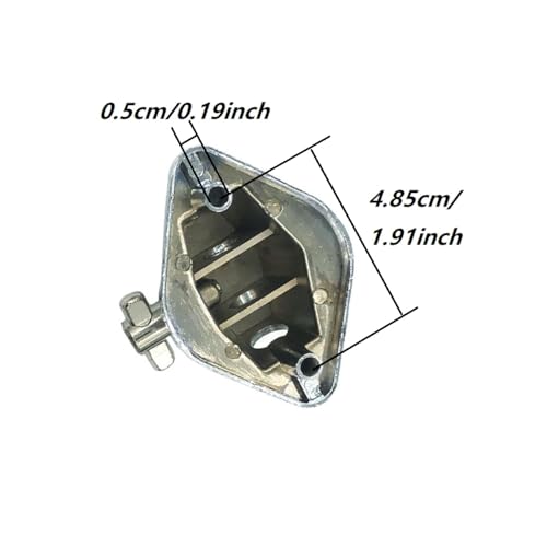 TUOREN 3 Pack Floor Tom Leg Mount Bracket with Screws Metal Tom Leg Base Floor Tom Leg Clamp Holder Percussion Drum Base Hardware Brackets - Image 5
