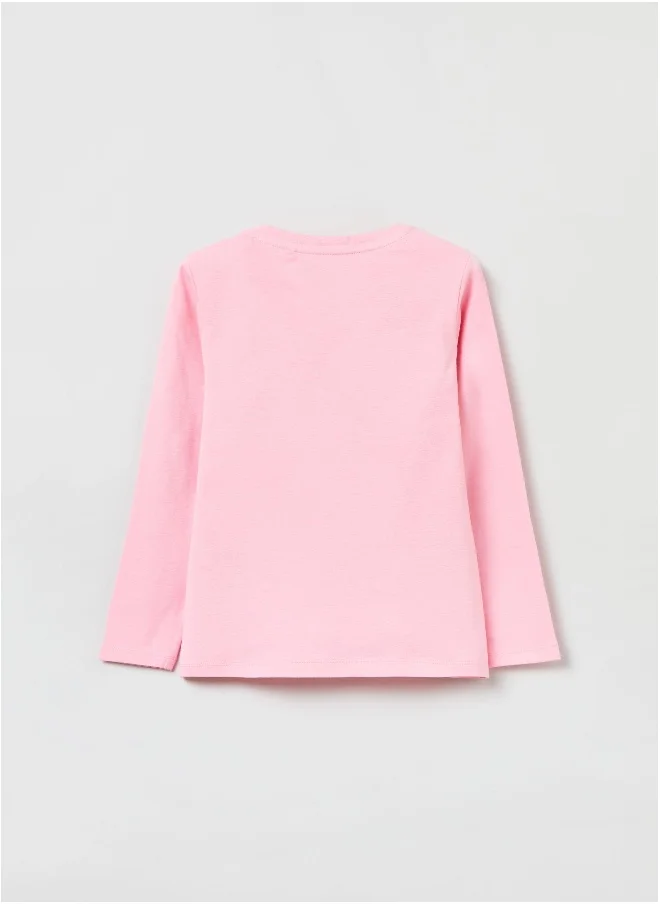 Ovs Ovs Girls Heart Therapy Print Long Sleeve T-Shirt